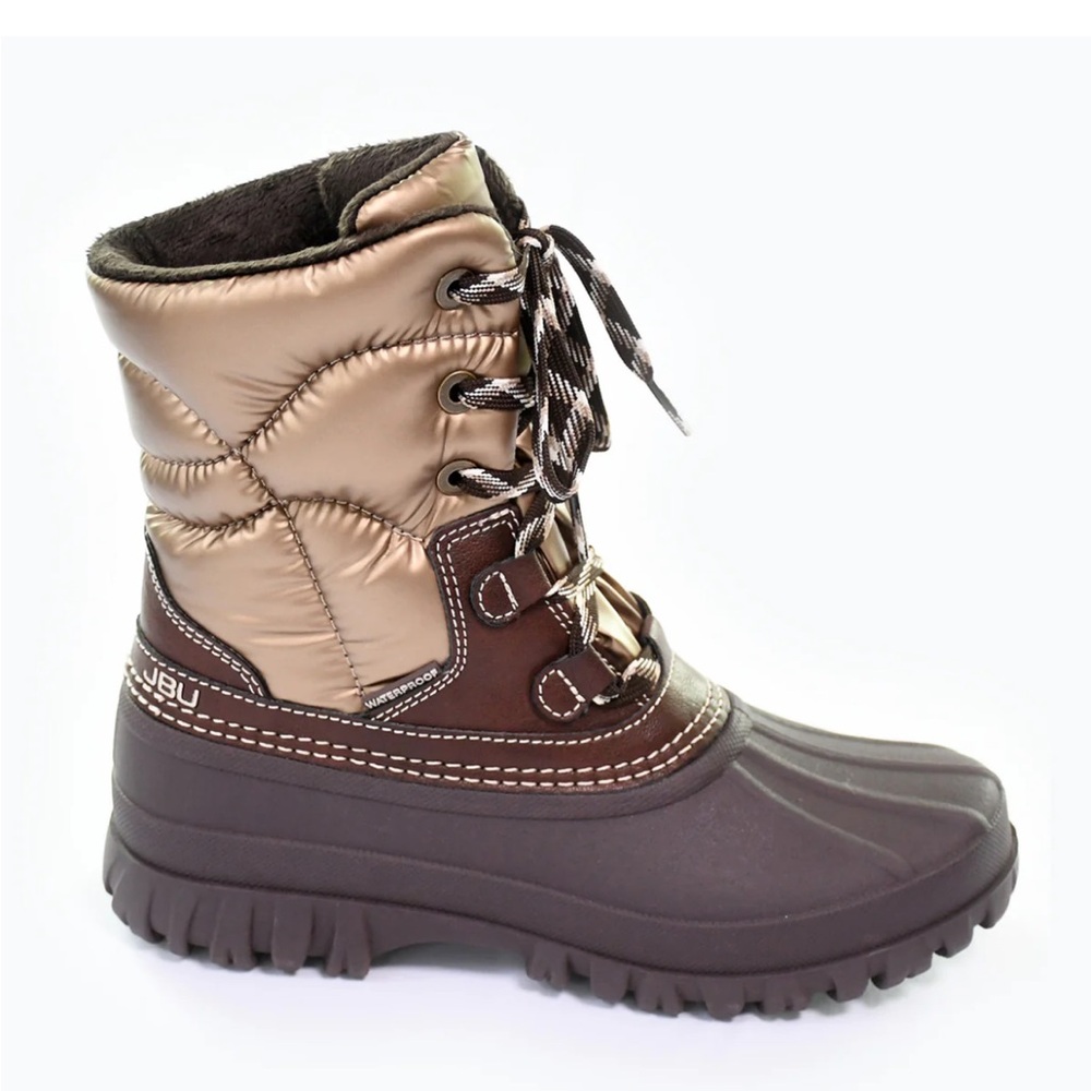 JBUCanon Brown Waterproof DUCK BOOTS SIZE 9m